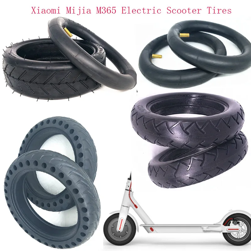 Updated Solid Tire Hollow Non Pneumatic Tyre Wheel 8 1/2x2 for Xiaomi