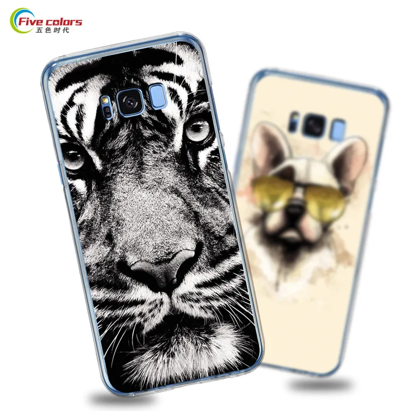 Full Protective Case for Samsung Galaxy S8 Plus TPU Soft Back Cover Ultra Slim Painting |