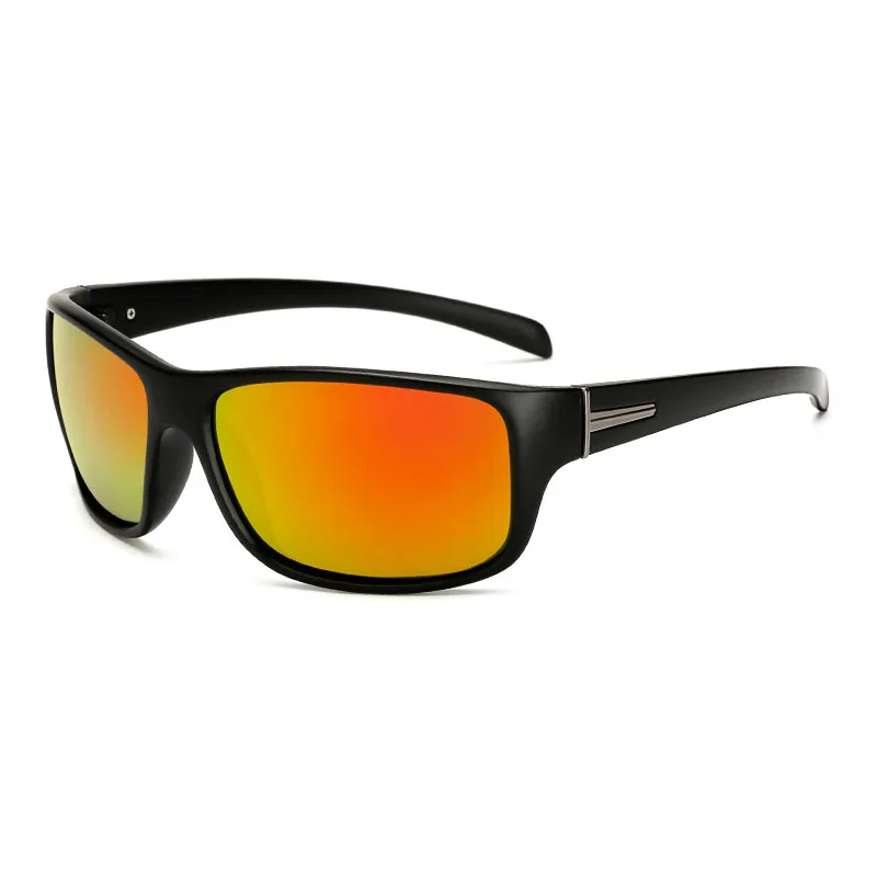 Фирменный дизайн, поляризованные солнцезащитные очки, Классические мужские солнцезащитные очки для вождения, очки ночного видения, квадратные очки для мужчин, солнцезащитные очки Gafas, UV400 - Цвет линз: 02