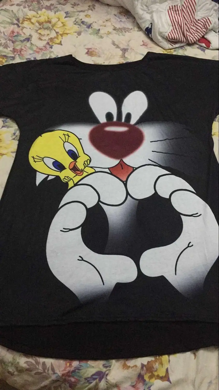 Cartoon Women Casual One Shoulder Mini Dress Woman Short Sleeve Sundress 2019 Summer Dresses Lady Streetwear Vestidos S-XL