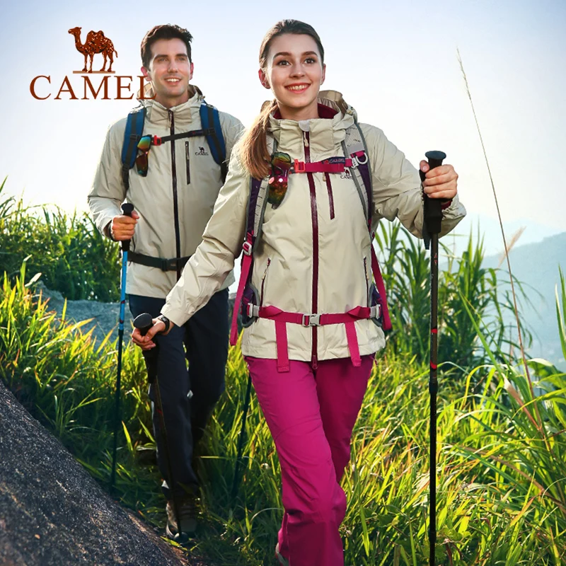 CAMEL nuevo de senderismo al aire libre pantalones impermeable a prueba de viento de otoño invierno deporte montaña hombre escalada pesca pantalones de Trekking Pantalones