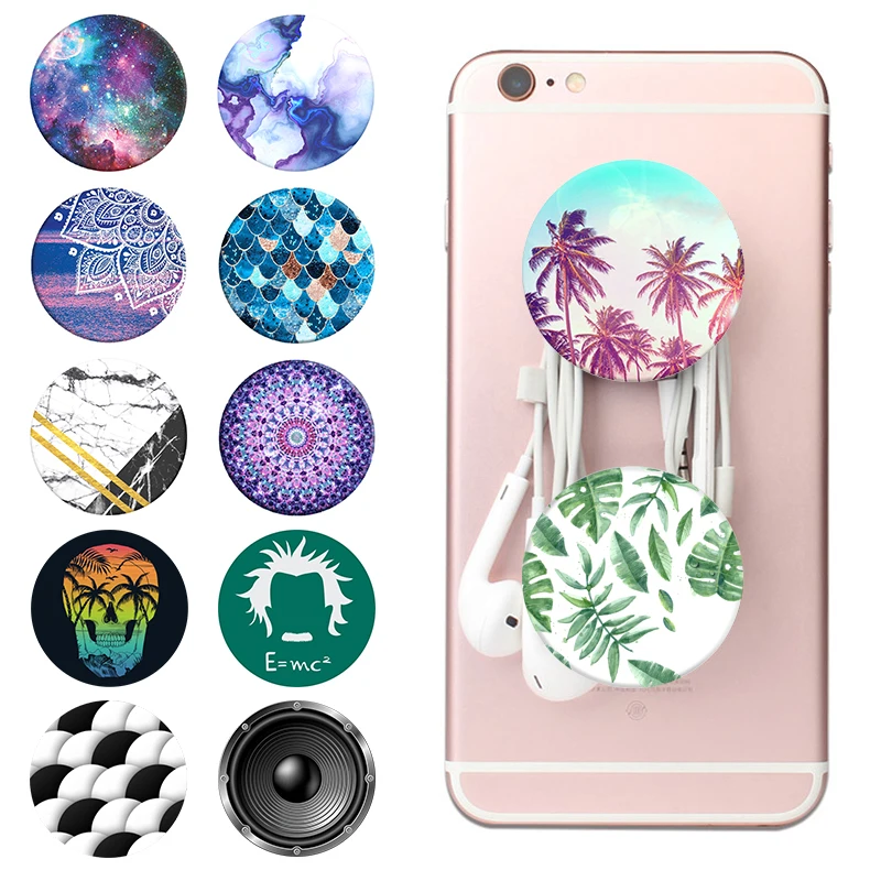 

100% Original Official Pattern Summer Pop Socket for Phones Ring Desk Stand PopSocket Support Phone Holder Grip Car Mount