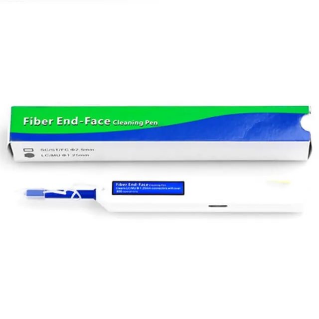 

2PCS Fiber Optic Cleaner Connector End Face Cleaning Pen for 1.25mm LC/MU Connec Connector Free Shipping