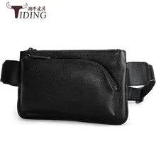 Поясная Сумка из черной коровьей кожи, Мужская поясная сумка из натуральной кожи, Мужская поясная сумка, забавная поясная сумка, поясная сумка на цепочке для телефона