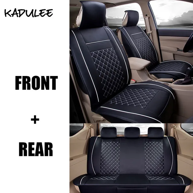 KADULEE pu leather car seat covers set for hyundai i30 kia picanto