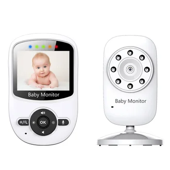 

218 monitor bebes con camara baby monitors 2.4 inch LCD IR Night Vision Video Intercoms 4 Lullabies Temperature Monitor 2X Zoom
