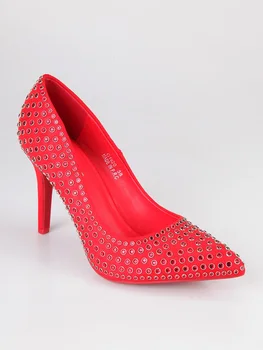 

DAME ROSE Decolletè red rhinestone