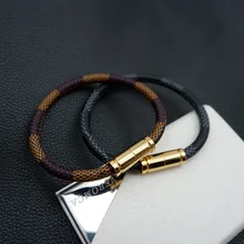 Marque de luxe En Cuir Bracelet Hommes Bracelets Pour Homme Femmes Pulseira Masculina Homme Aimant Bijoux Charme Bileklik Pulsei.
