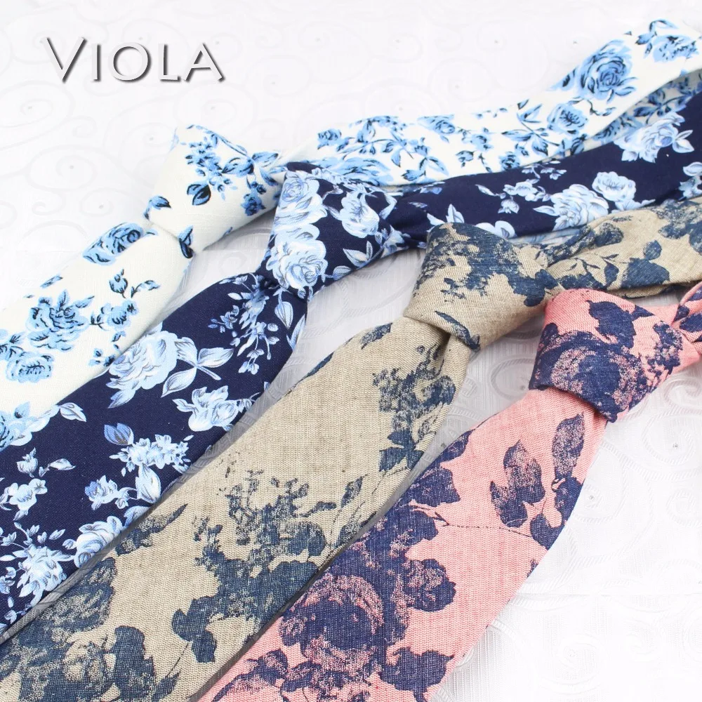 

Beautiful Floral Striped Plaid Printed 6.5cm Neck Tie Cotton Linen Mens Wedding Party Dress Tuxedo Gift BowTie Accessory Quality