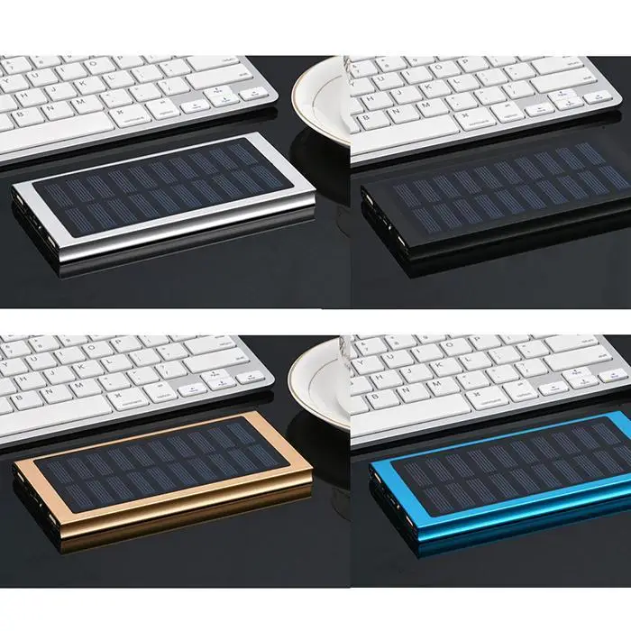 Изготовленный на заказ логотип 20000mAh Солнечная батарея для внешнего зарядного