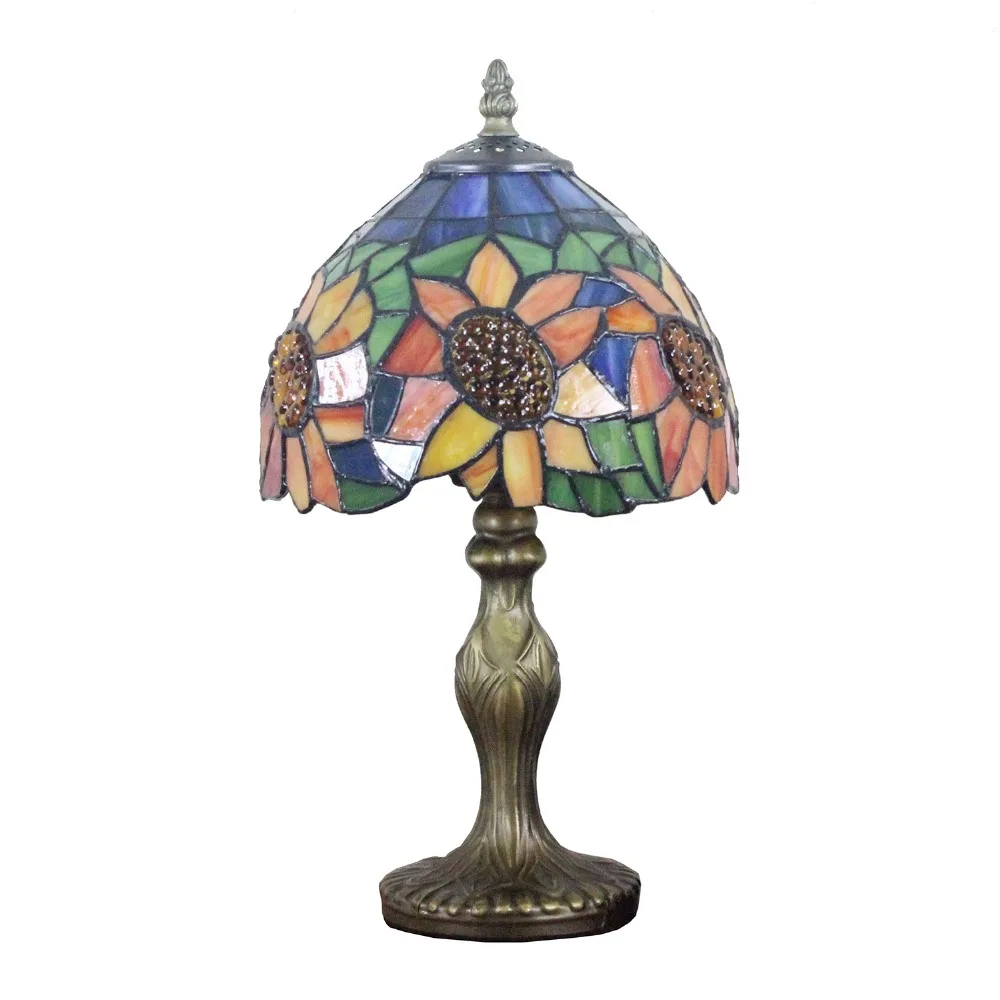 TL080013-sunflower tiffany table lamp