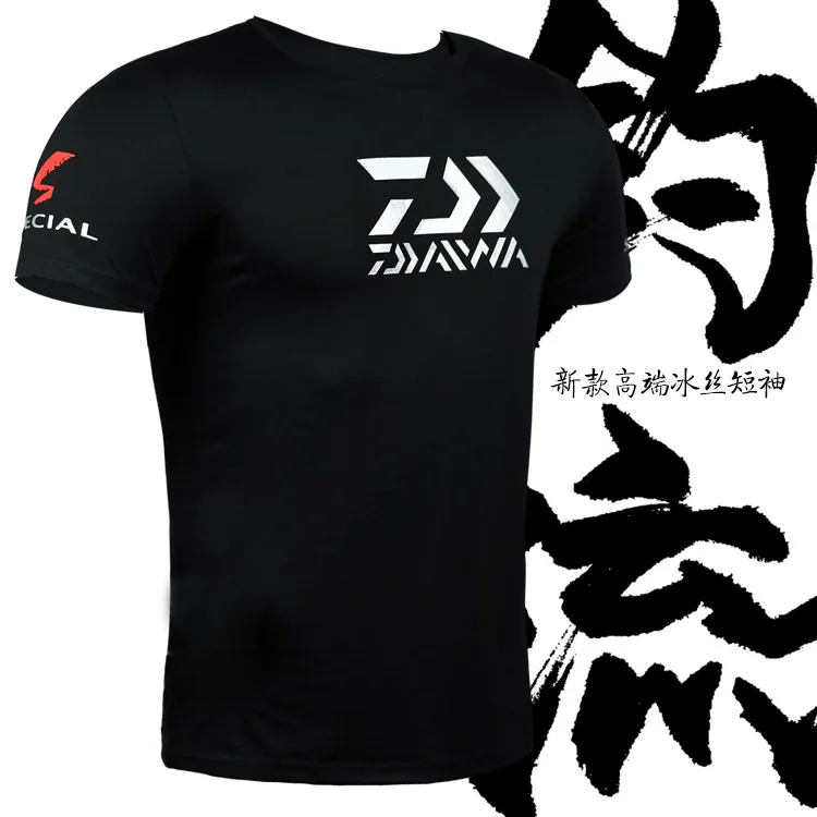 2018 DAIWA Рыболовная одежда анти УФ дышащая мужская рыболовная футболка Shrts