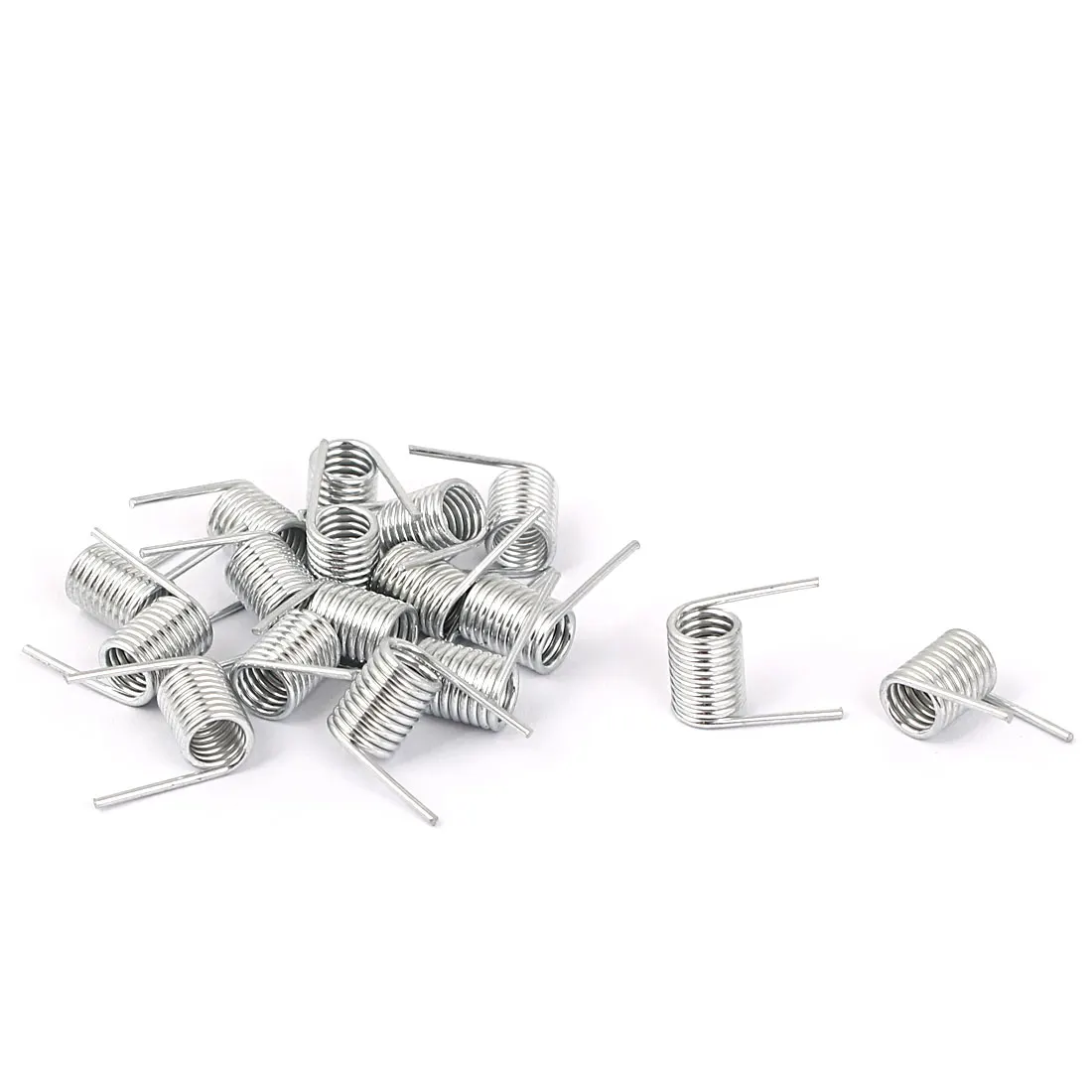 

UXCELL 0.7Mmx5.8X8mm Zinc Plated Straight Torsion Spring 17Pcs