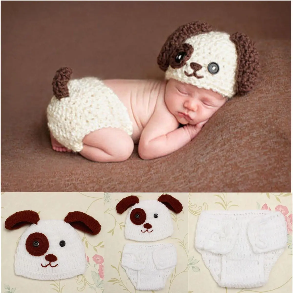 1 Set Baby Hat Pants New Born Photography Props Hats For Girls Boys Baby Knit Bonnet Toddler Cotton Wool Beanie Hat Accessories 1 Set Baby Hat Pants New Born Photography Props Hats For Girls Boys Baby Knit Bonnet Toddler Cotton Wool Beanie Hat Accessories