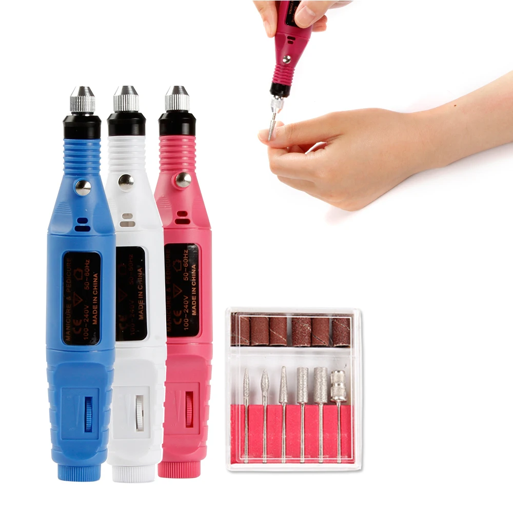 Electric Nail Drill Apparatus Machine For Manicure Pedicure Cuticle Gel Remover Nail Art Milling
