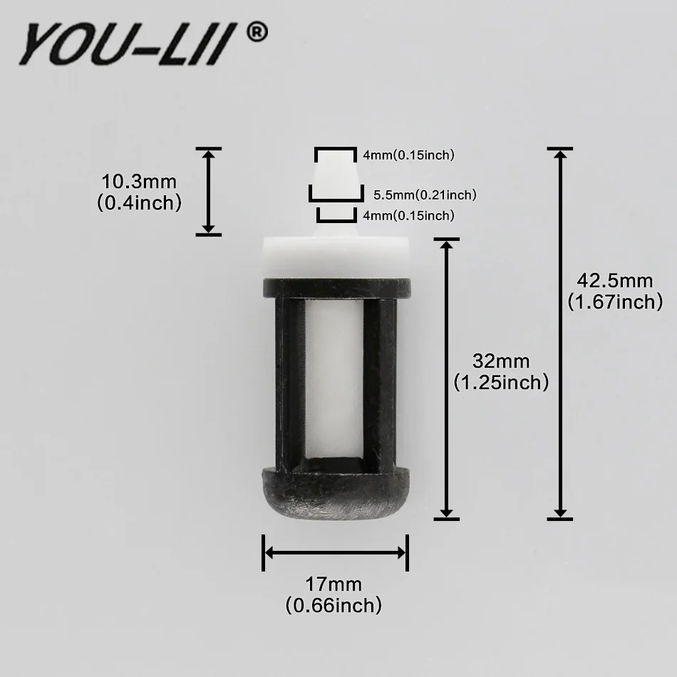 Новый топливный фильтр YOULII 10 * шт для STIHL 017 018 021 023 025 MS170 MS180 MS171 MS181 MS210 MS230 MS250