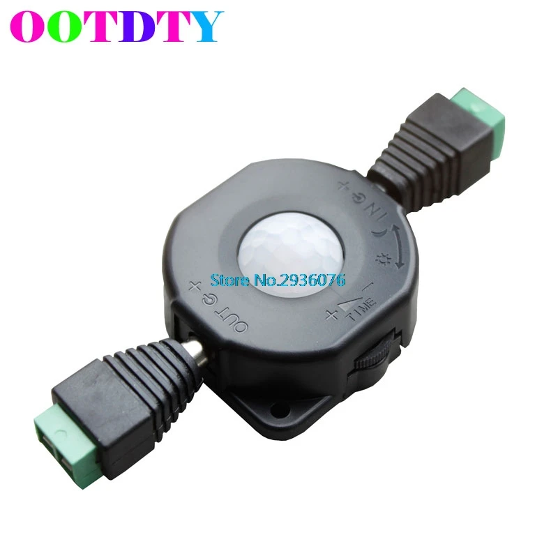 

DC 5V-30V Automatic PIR sensor Light Infrared Body Infrared Motion Detector Sensor Switch +2DC Connector MY26_35
