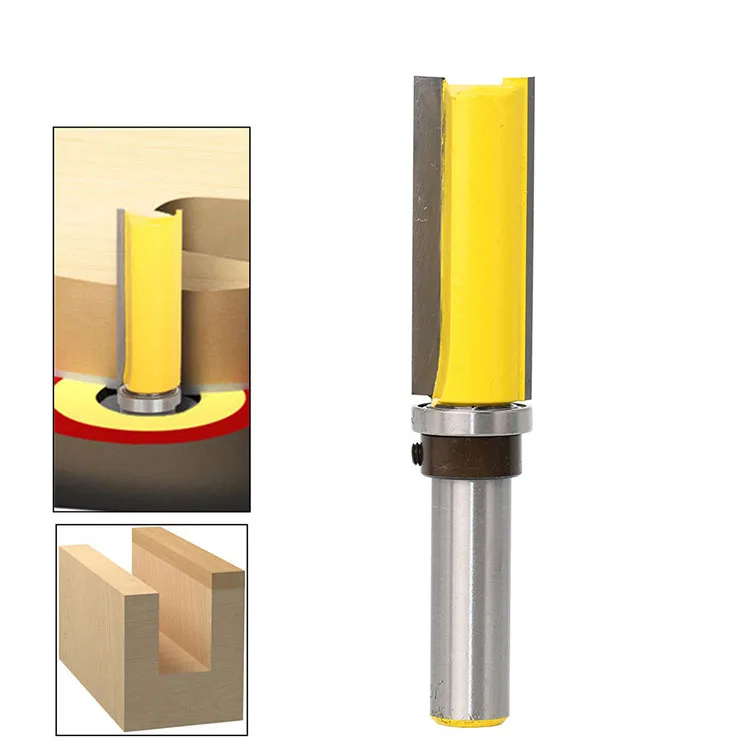 1 шт. шаблонный маршрутизатор-заподлицо бит-с 1/" хвостовиком деревообрабатывающий режущий шип резак для деревообрабатывающих инструментов