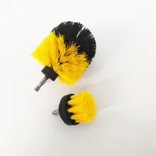 2 шт., щетка для дрели, щетка для чистки, используется на электрической дрели для ковра, дивана, кожи, пластика, дерева