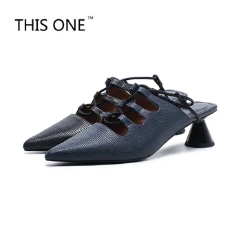 

Luxury Brand Shoes Women Sandals New Spring Summer European Roman Sandals Mules Shoes Pointed Hollow Sandals chaussures femme