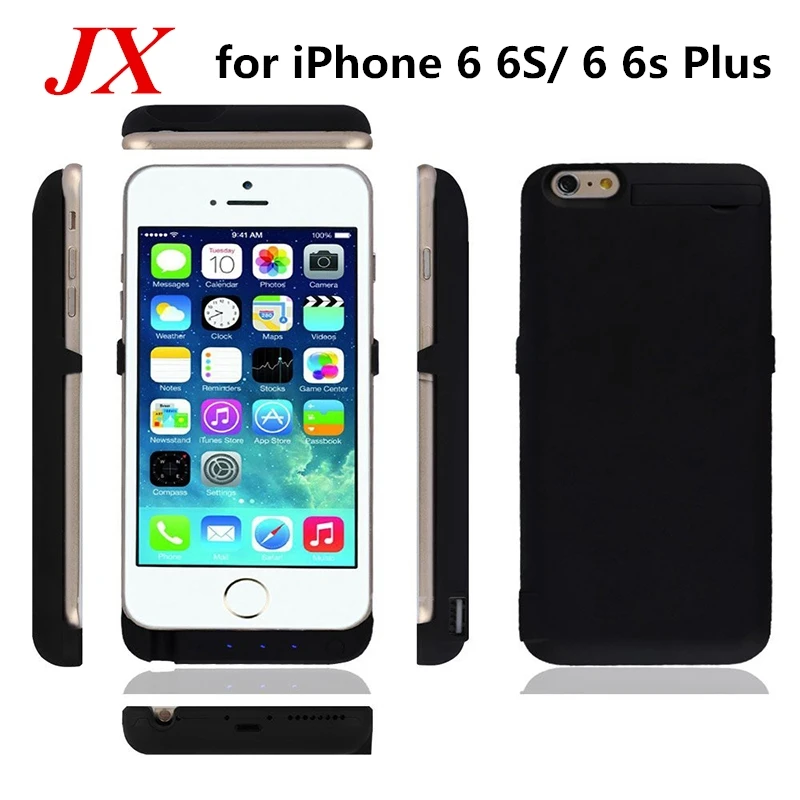 

10000 Mah For iPhone 6 6S / 6 6s Plus 5.5 Battery Charger Case Backup Power Cover Pack Power Case Bank For iPhone 6 Battery Case