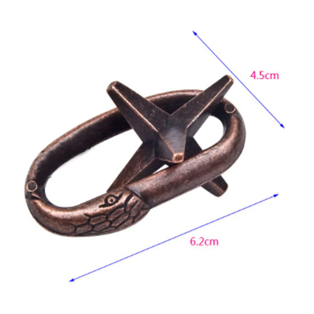 

2017 New Design IQ Brain Toy Unlock Puzzle Key Fashion Funny Kong Ming Lock Toys Intellectual Educational For Children Adult