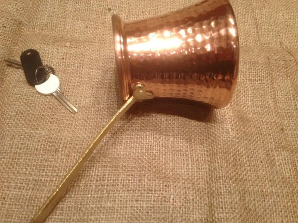 

XXXL Turkish Coffee Pot, Cezve, Ibrik, Hand Hammered Copper Pot, Coffee, Jezve