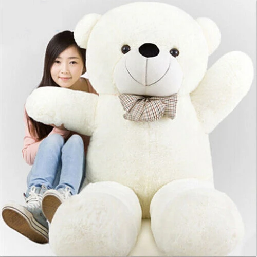 

220cm Giant teddy bear soft plush toys Life size teddy bear soft stuffed Children soft peluches lowest price Christmas gift