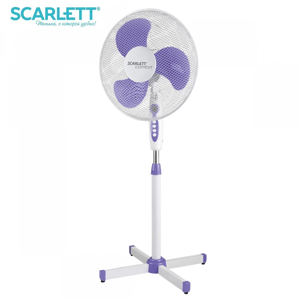 Вентилятор напольный Scarlett SC-SF111B10 38 Вт | Бытовая техника