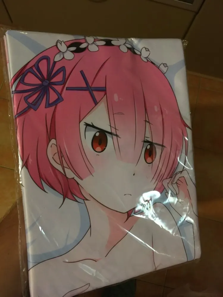 Buy ReZero Rem and Ram Hugging Body Pillow Cover (19 Styles) Bed