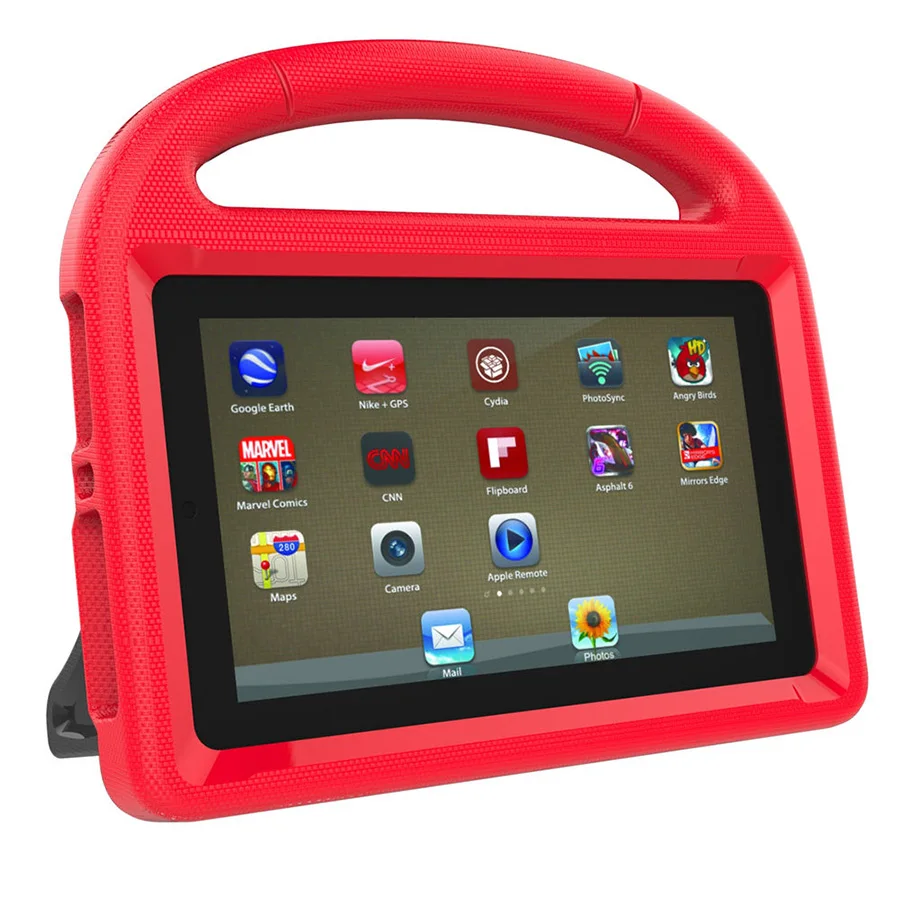 Kids Shockproof Case For Amazon Kindle Fire HD 7 2015 2017 Version Children Safe EVA Protective Case Handle Stand Cover (29)
