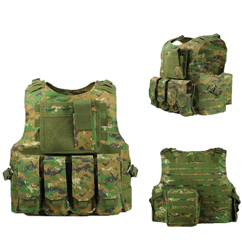 

Forces Training Vest Tactical Vests Assault Vests Military Armor Equipment Airsoft Paintball Vest Adjustable Shoulder Straps