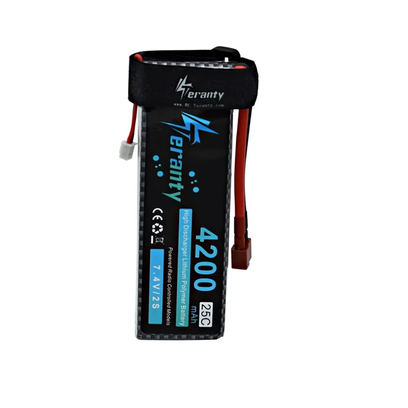 Соединители Tamiya 7,4 V 4200mAh 25C-35C 2S LiPo батарея для RC самолета вертолета автомобиля лодки 2S 4200 mah 7,4 V Lipo батарея T XT60