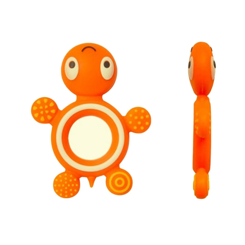 

Baby Crib Toy Nursing Accessories Chewing Silicone Lovely Turtle DIY Nursing Jewelry Teething Accessories Baby Teether