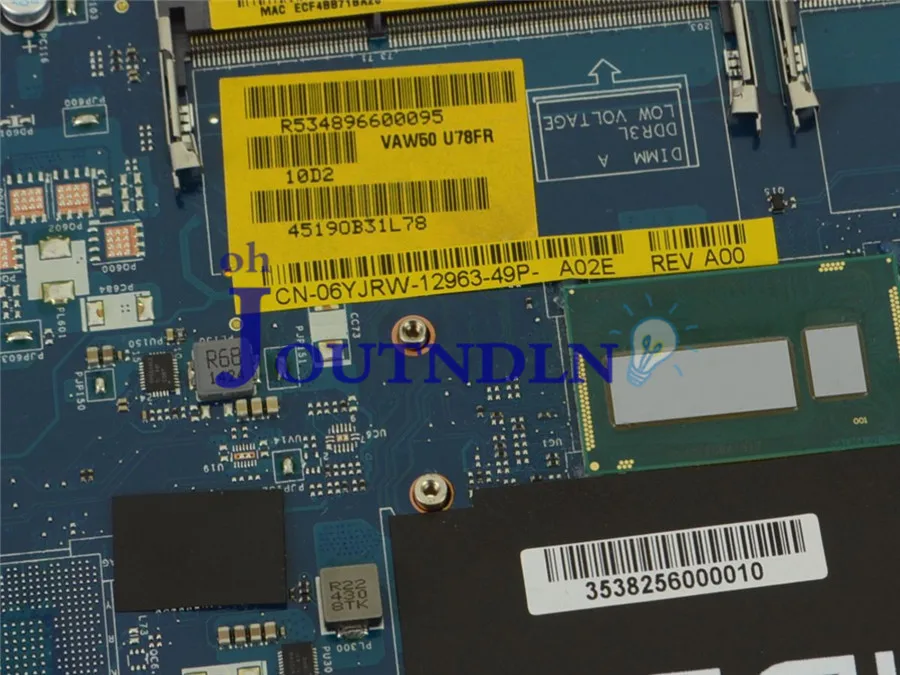 Joutndln для Dell OEM Latitude E5540 Материнская плата ноутбука 6 yjrw 06 yjrw CN-06YJRW LA-A101P W/i5-4200u Процессор DDR3