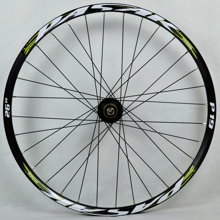 Discount MTB Mountain Bike Wheels 26 27.5 29inch Bicycle wheels big hub 6 claws DH AM wheel 15mm 20MM 12MM 9MM Thru-axle wheelset Rim 22