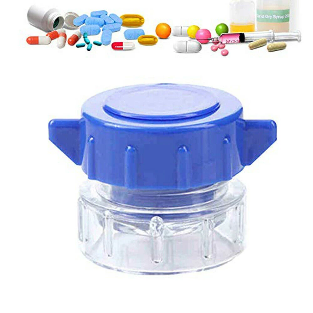 

1PC Pill Crusher Pill Pulverizer Tablet Grinder Medicine Cutter Crusher Storage Box Crush Medicine Pill Storage