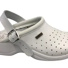 КОЖАНАЯ РАБОЧАЯ розетка белого цвета