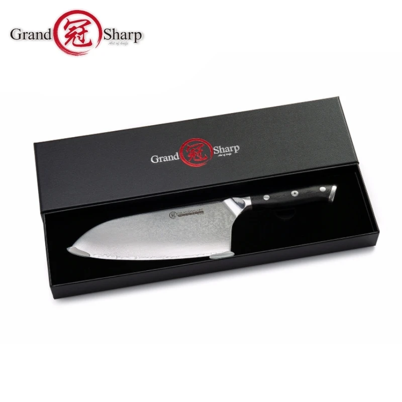  Damascus Cleaver Knife 7.2 Inch VG10 Japanese Damascus Steel Professional Butcher Tools 67 Layers C - 32934439545