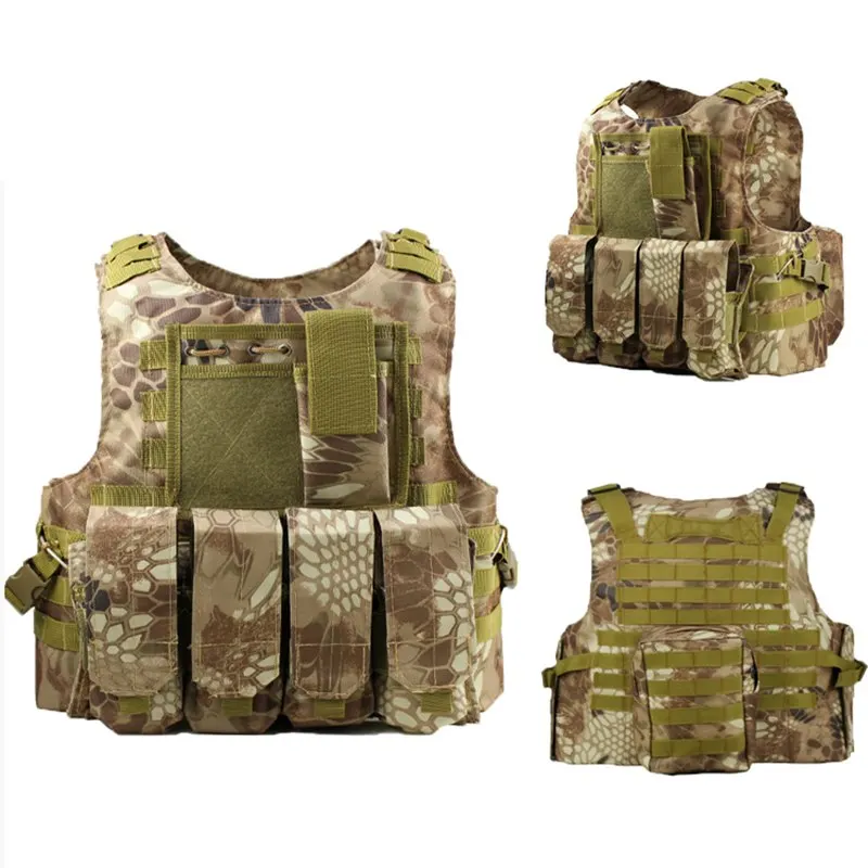 Tactical Camouflage Hunting Vest Men Military Clothing Combat Vests Multicam CS Clothes Colete Tatico Gilet Militaire Tactique