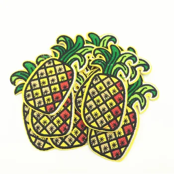 

100pcs Pineapple Cartoon Badges Mend Decorate Patch Jeans Bag Hat Clothes Apparel Sewing Decoration Applique Patches