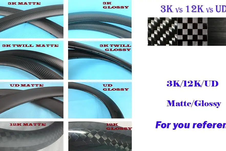 Best 700C 88mm carbon wheels 23mm width bike wheel clincher tubular 3K matte glossy road wheels bicycle wheelset 3