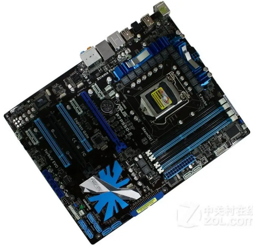 

Socket LGA 1156 For ASUS P7P55D-E Desktop Motherboard P55 i3 i5 i7 DDR3 16G Used Mainboard