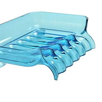 

Plastic Bathroom Kitchen Waterfall Drain Soap Dish Sponge Holder Suction Tool 2017