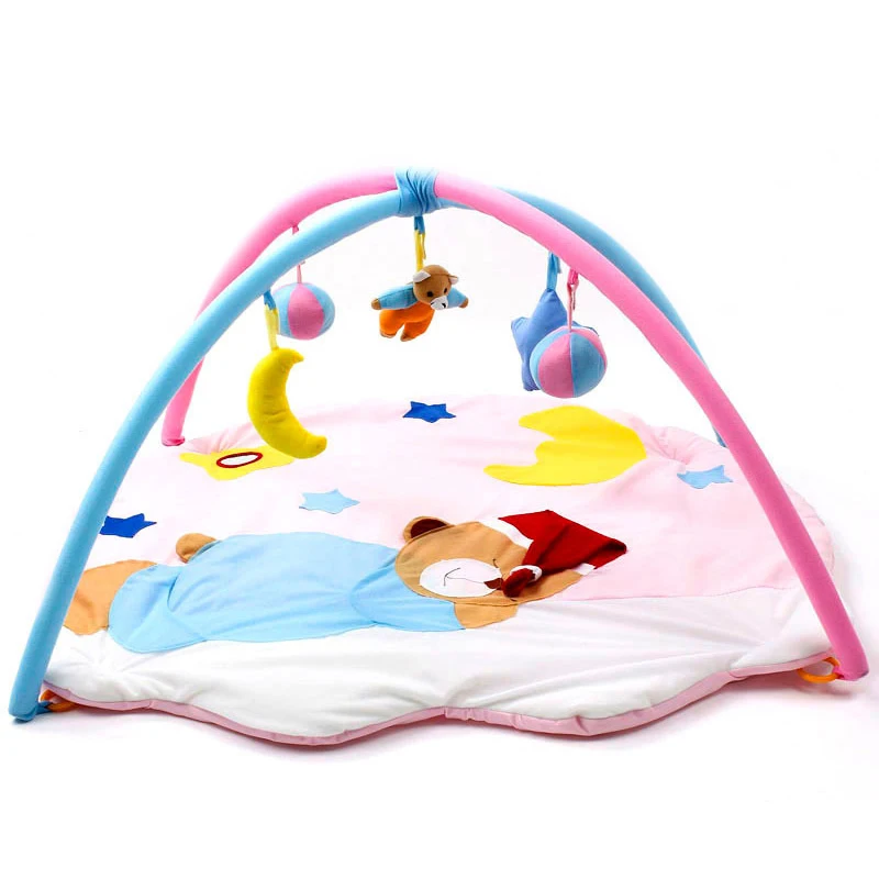 

Developing Mat For Baby Cute Cartoon Tiger Pattern Activity Gym For Children Multifunction Kids Rug Infant Carpet For Newborns