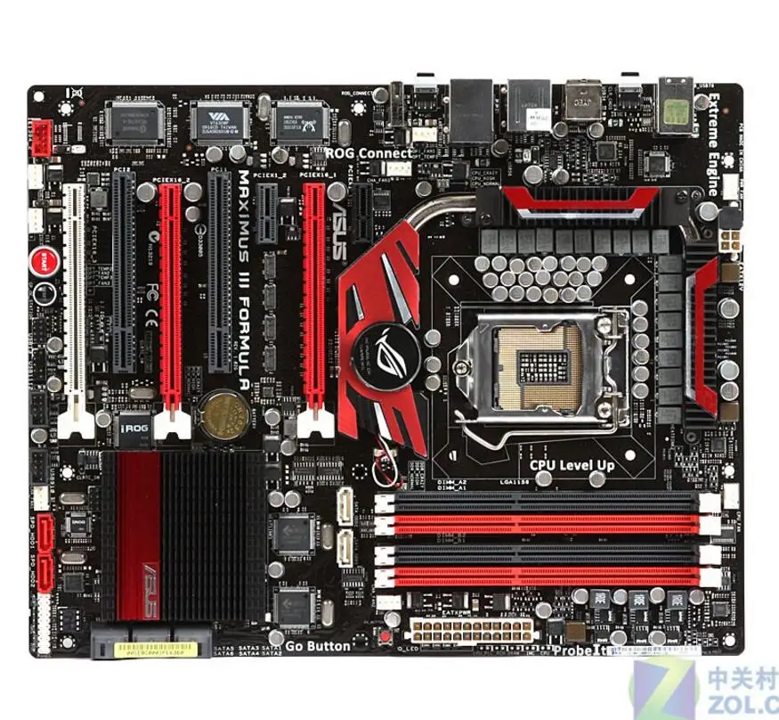

Socket LGA 1156 For ASUS Maximus III Formula Desktop Motherboard P55 i3 i5 i7 DDR3 16G Used Mainboard