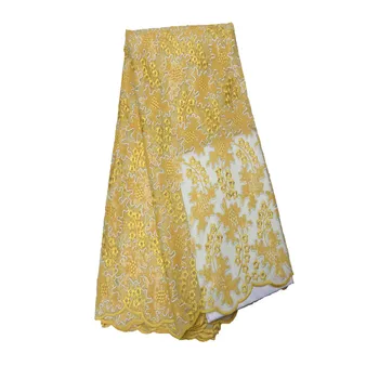 

African swiss voile lace nigerian lace fabric swiss voile lace in switzerland high quality 2018 For Women Dresses JJ62-1