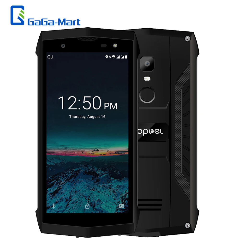 

POPTEL P8 5.0'' 4G LTE Rugged Phone IP68 Waterproof Dustproof Face ID 3750mAh Android 8.1 MTK6739 16GB NFC 5MP+8MP Smartphone