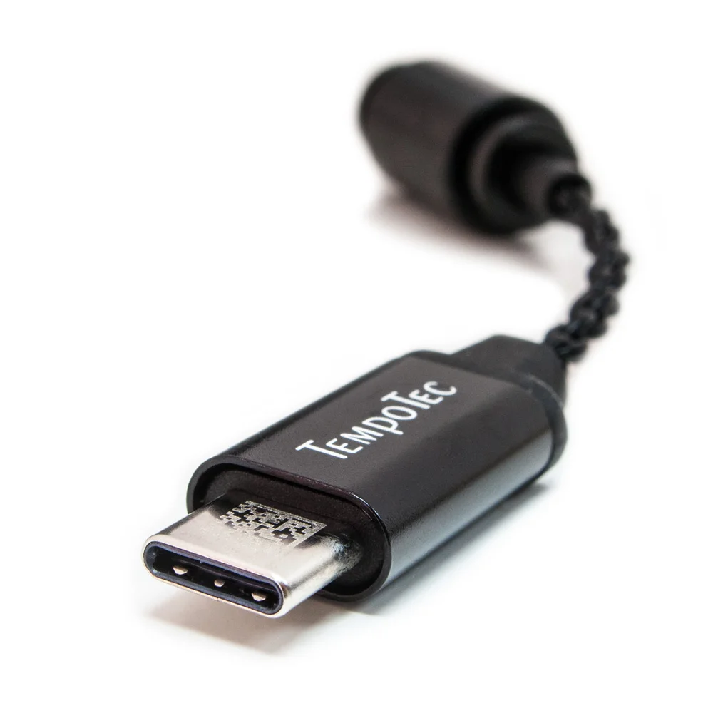 HIFI TYPE C to 3 5MM Female Headphone Amplifier Adapter DAC TempoTec Sonata HD for Android Phone PC MAC Amp Sound Card