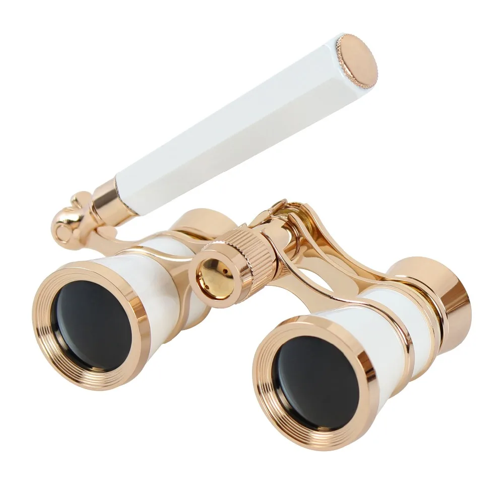 Óculos de Ópera 3x25 Ópera Binocular Telescópio Lens Revestido Teatro Vidro Senhora Vidro Revestido Punho Telescopio Presentes Mulheres Meninas 12 de Ópera Teatro Vidro Senhora Vidro Revestido